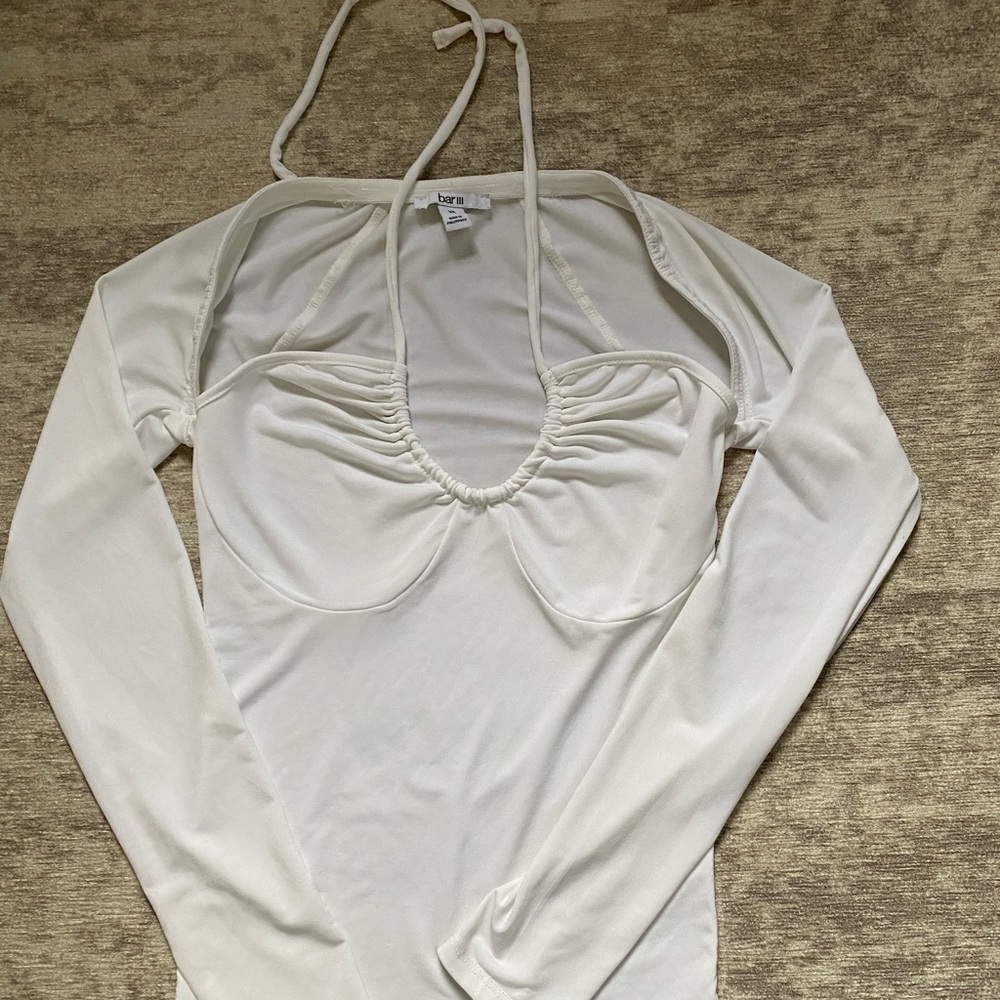 BAR II long sleeve going out tie up shirt